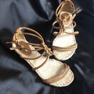 Max Studio Strappy Leather Sandals